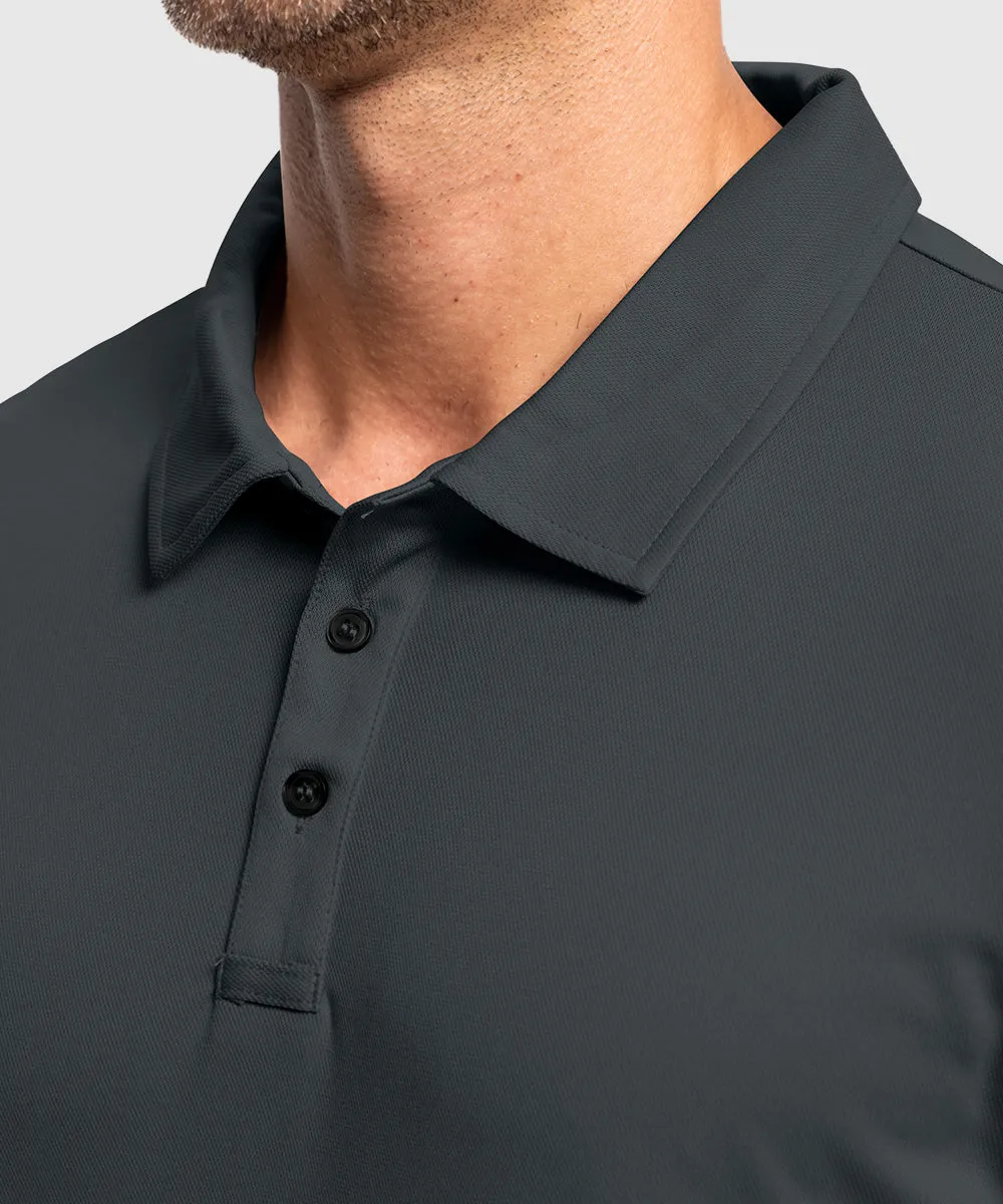 Men's Moisture Wicking Summer Casual Polo Golf Shirts