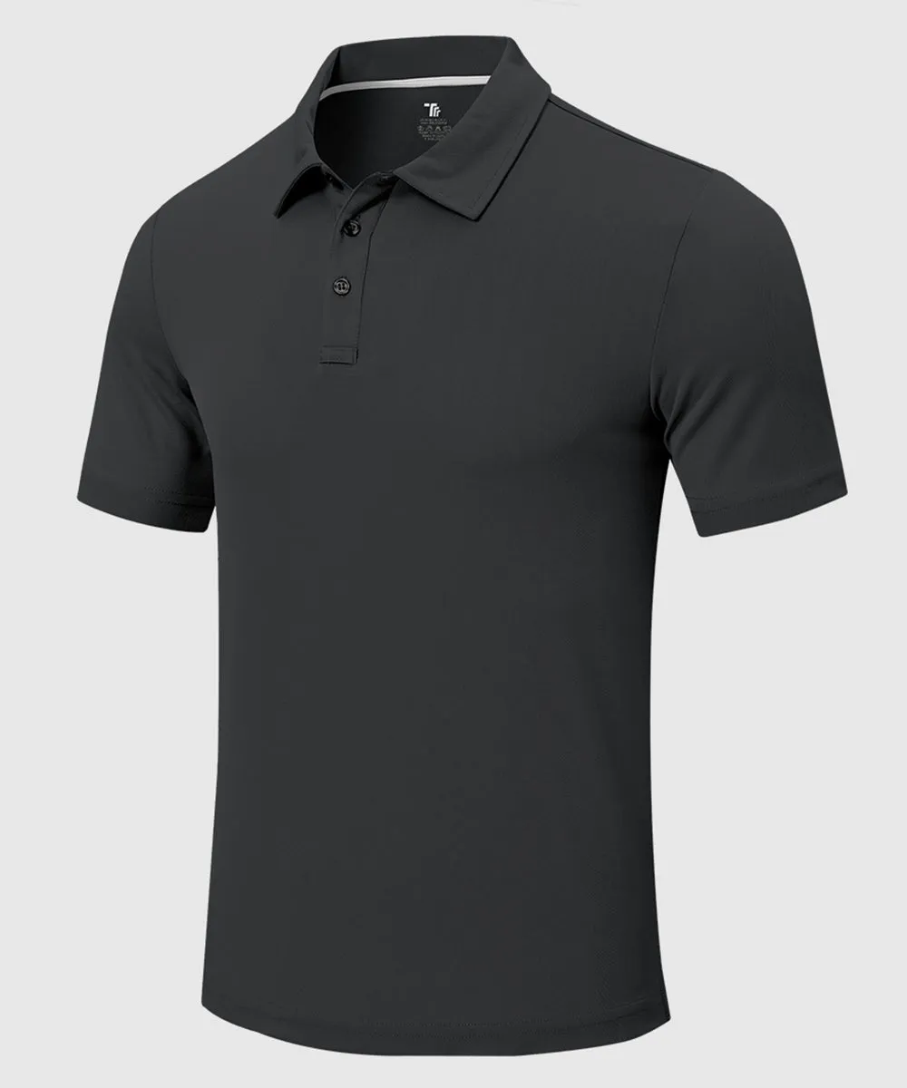 Men's Moisture Wicking Summer Casual Polo Golf Shirts