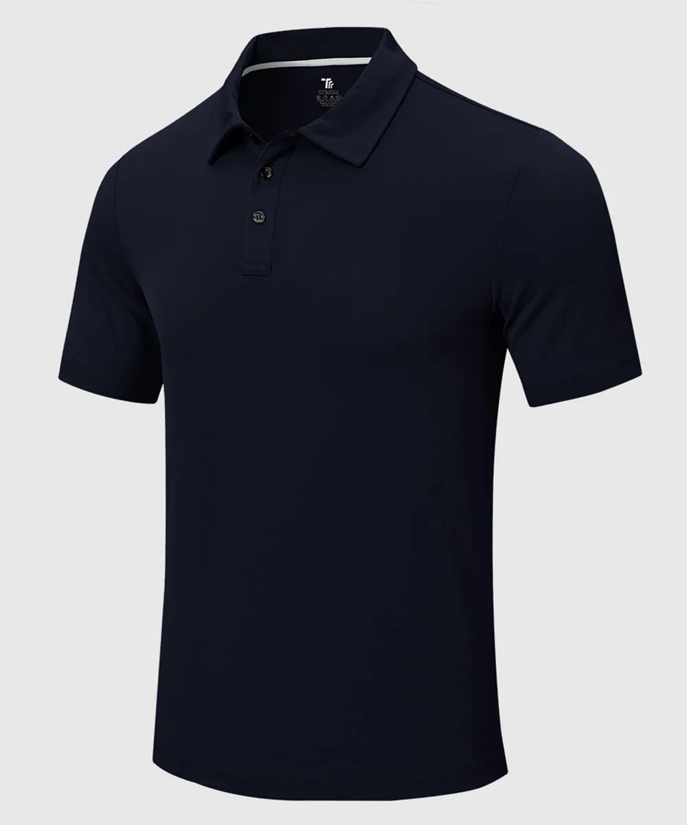 Men's Moisture Wicking Summer Casual Polo Golf Shirts