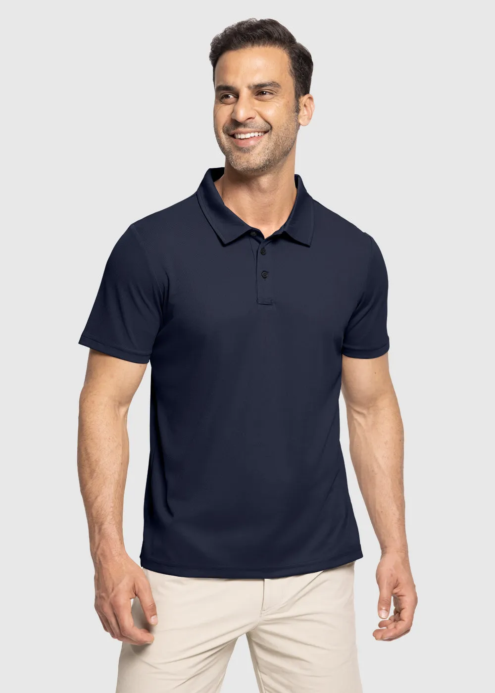 Men's Moisture Wicking Summer Casual Polo Golf Shirts