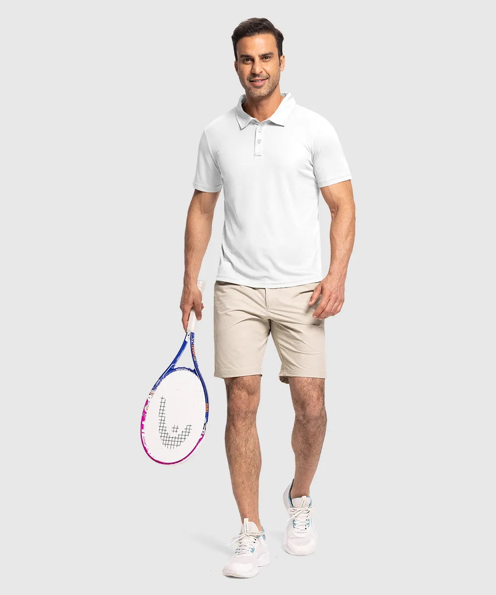 Men's Moisture Wicking Summer Casual Polo Golf Shirts