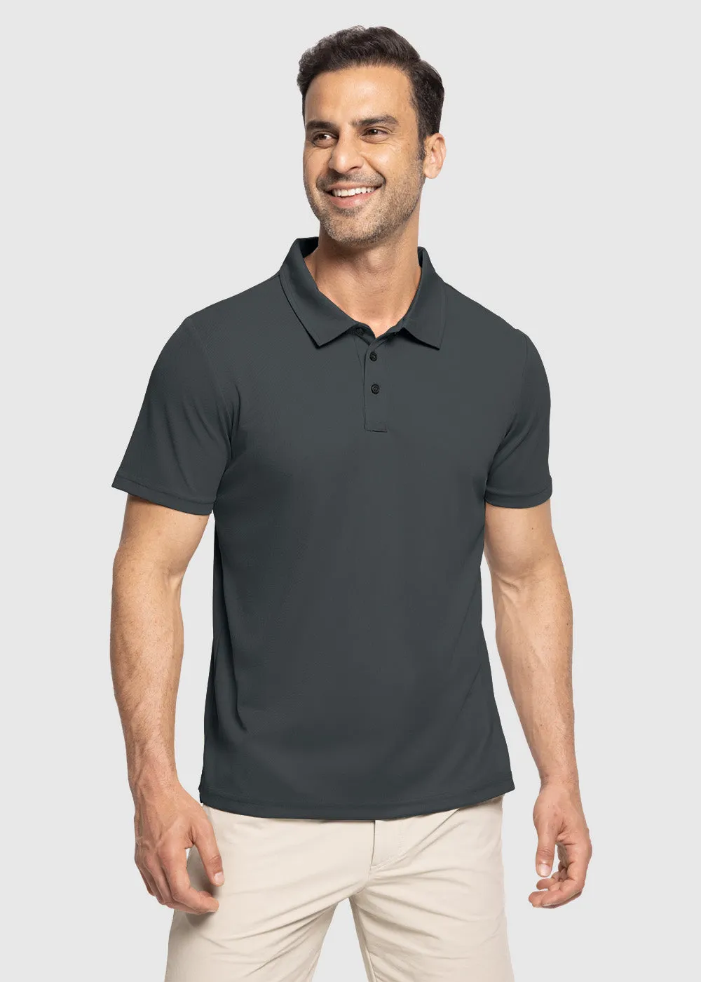 Men's Moisture Wicking Summer Casual Polo Golf Shirts