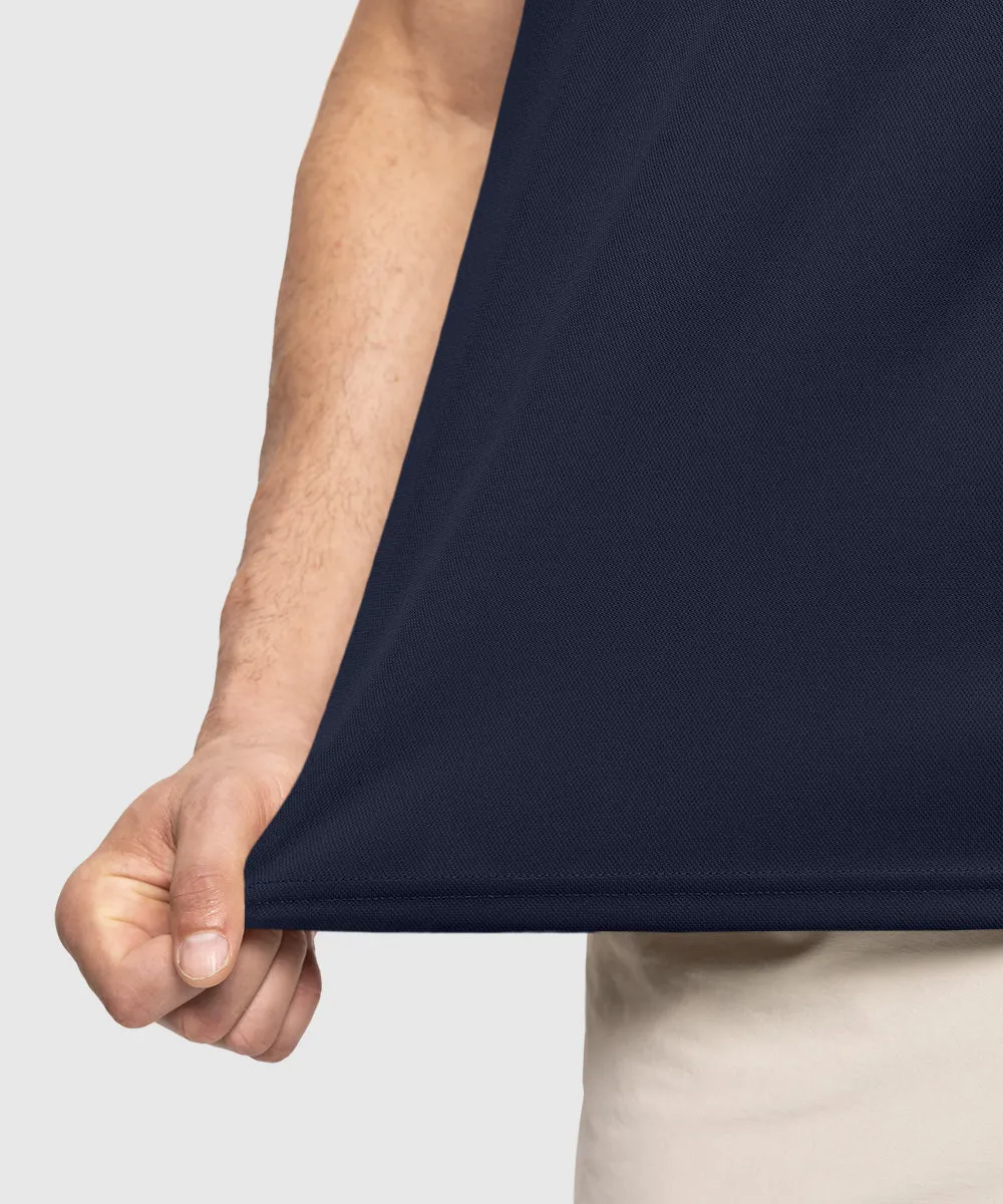Men's Moisture Wicking Summer Casual Polo Golf Shirts
