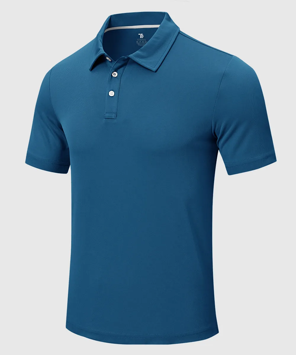 Men's Moisture Wicking Summer Casual Polo Golf Shirts