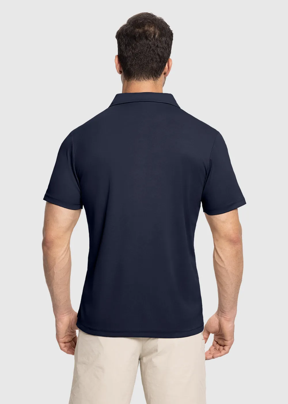 Men's Moisture Wicking Summer Casual Polo Golf Shirts