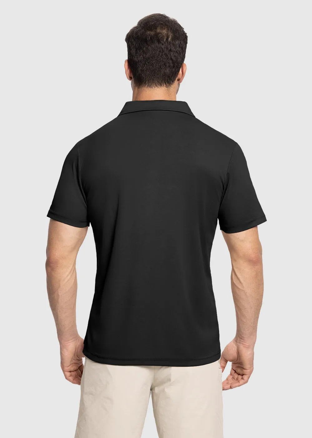 Men's Moisture Wicking Summer Casual Polo Golf Shirts