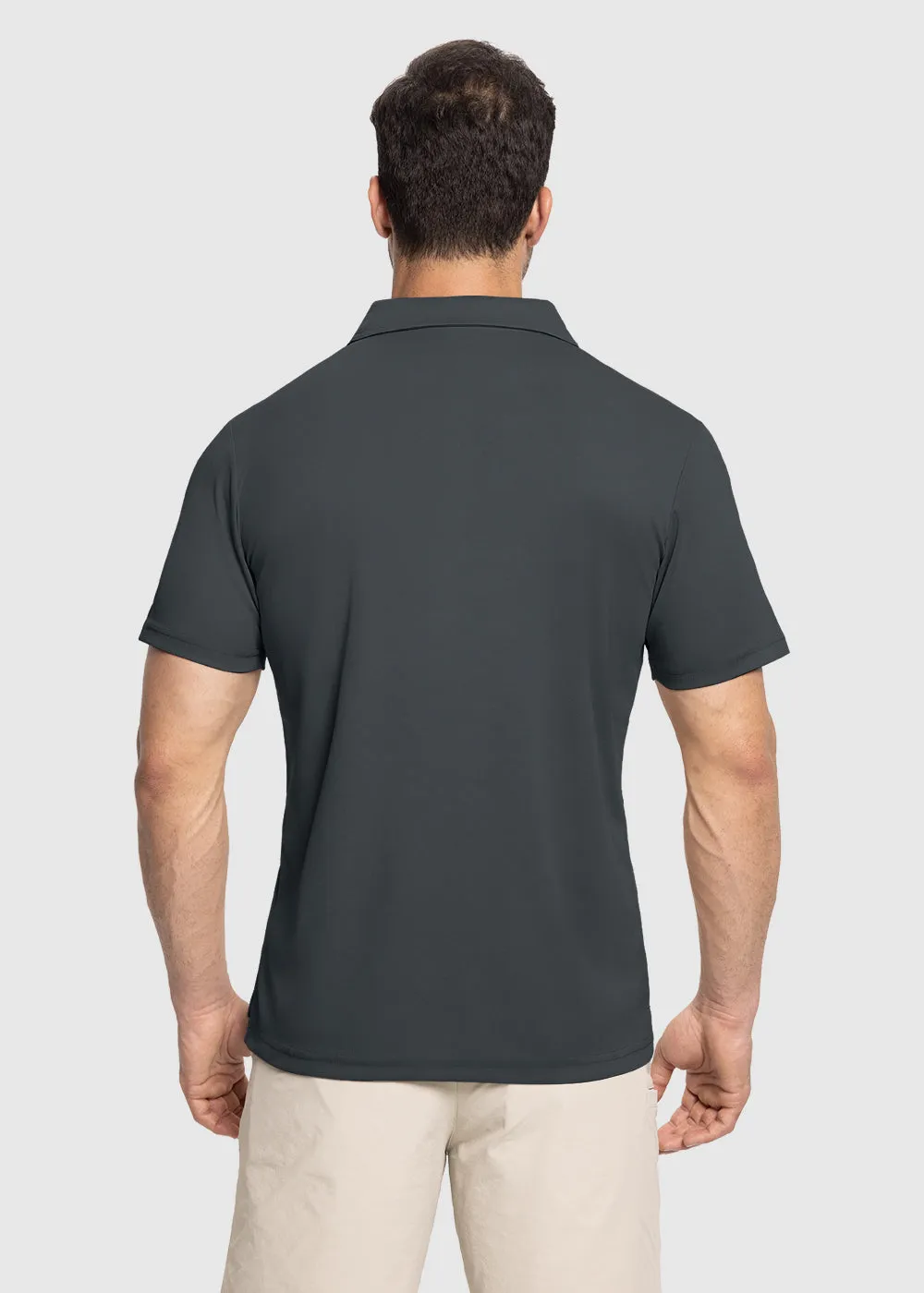 Men's Moisture Wicking Summer Casual Polo Golf Shirts