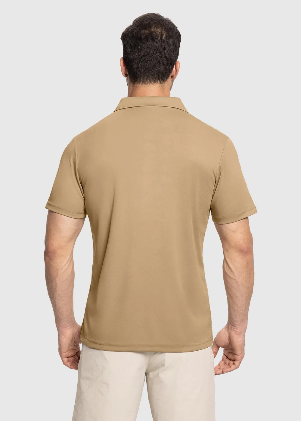 Men's Moisture Wicking Summer Casual Polo Golf Shirts