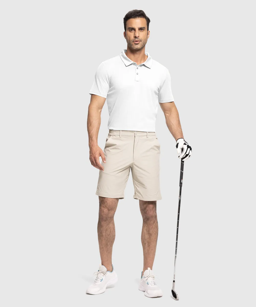 Men's Moisture Wicking Summer Casual Polo Golf Shirts