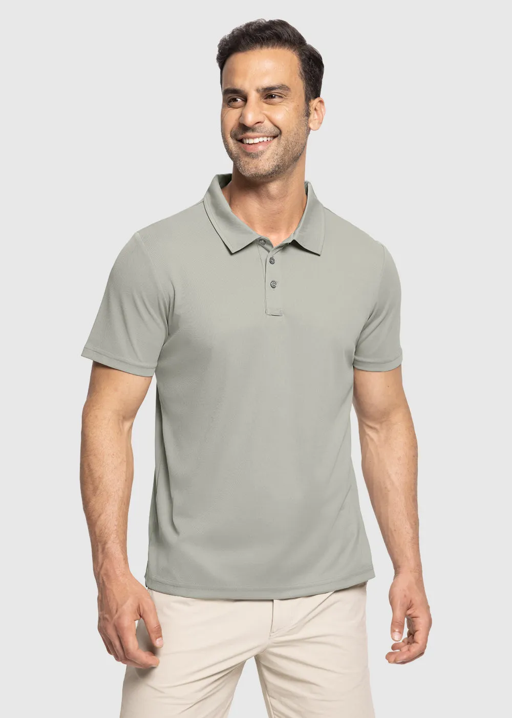 Men's Moisture Wicking Summer Casual Polo Golf Shirts