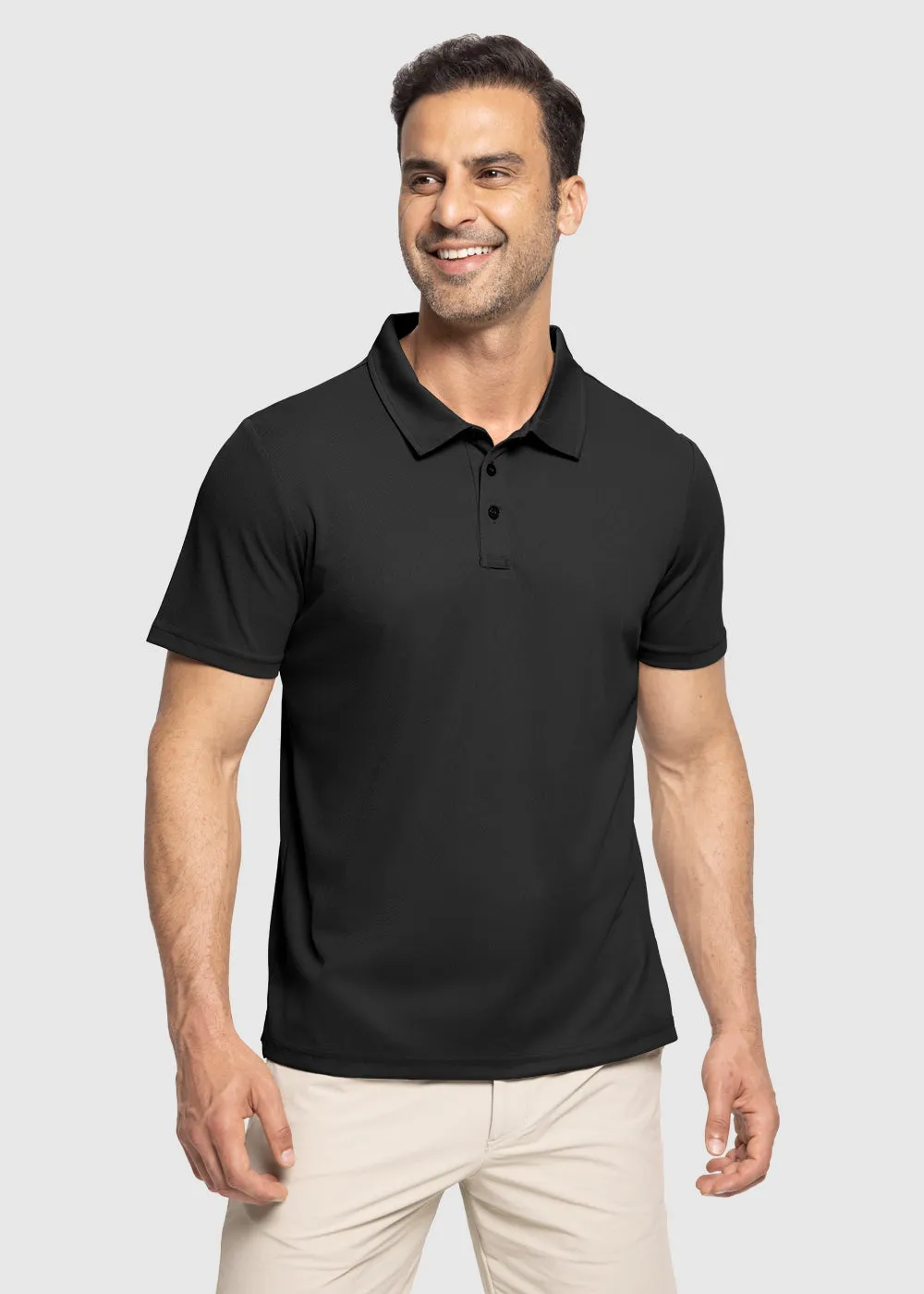 Men's Moisture Wicking Summer Casual Polo Golf Shirts