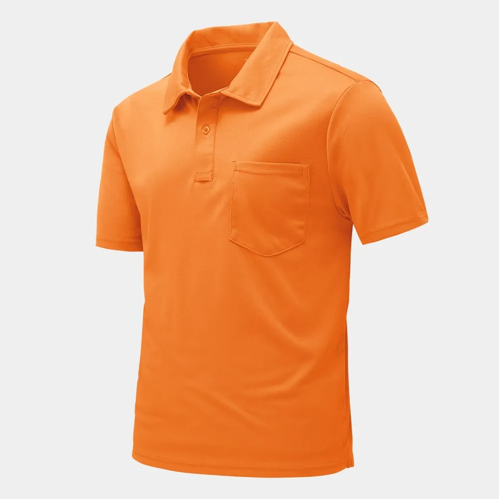 Men's Outdoor Sports Polo Short Sleeve Shirts