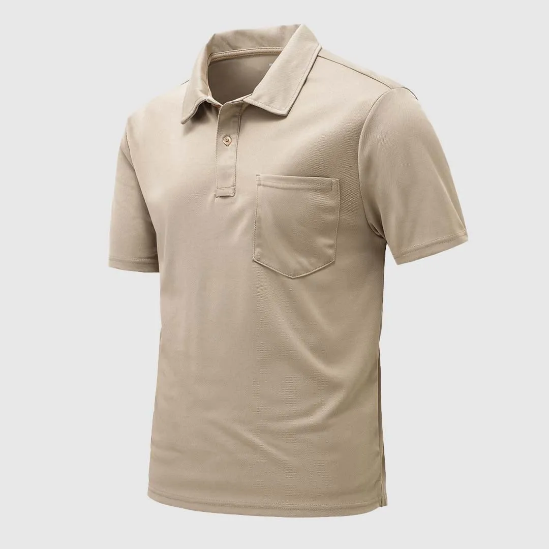 Men's Outdoor Sports Polo Short Sleeve Shirts