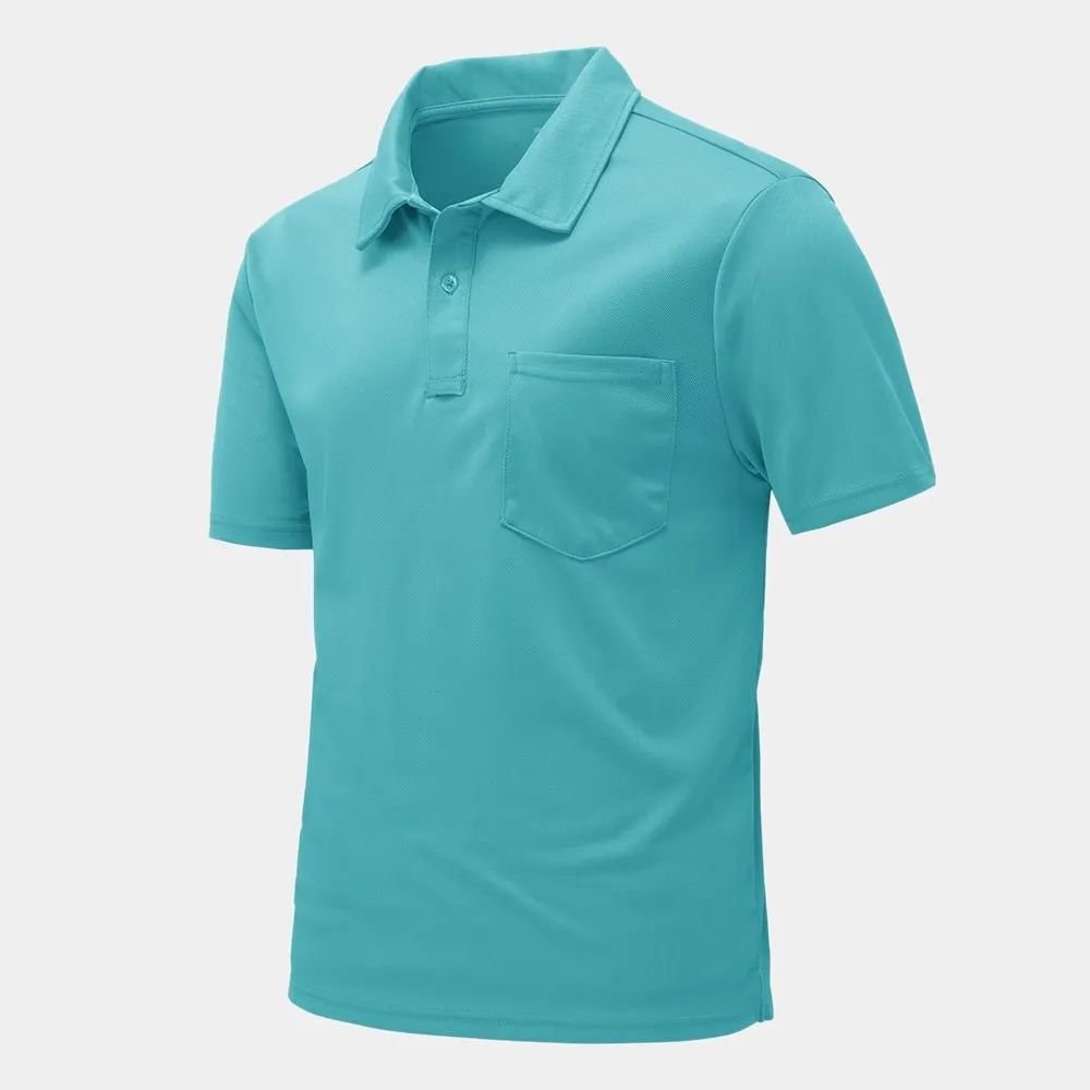 Men's Outdoor Sports Polo Short Sleeve Shirts