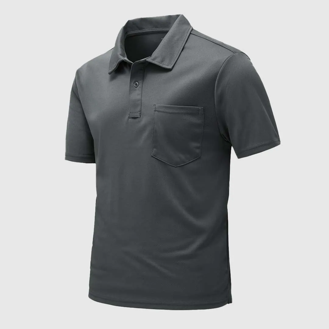 Men's Outdoor Sports Polo Short Sleeve Shirts