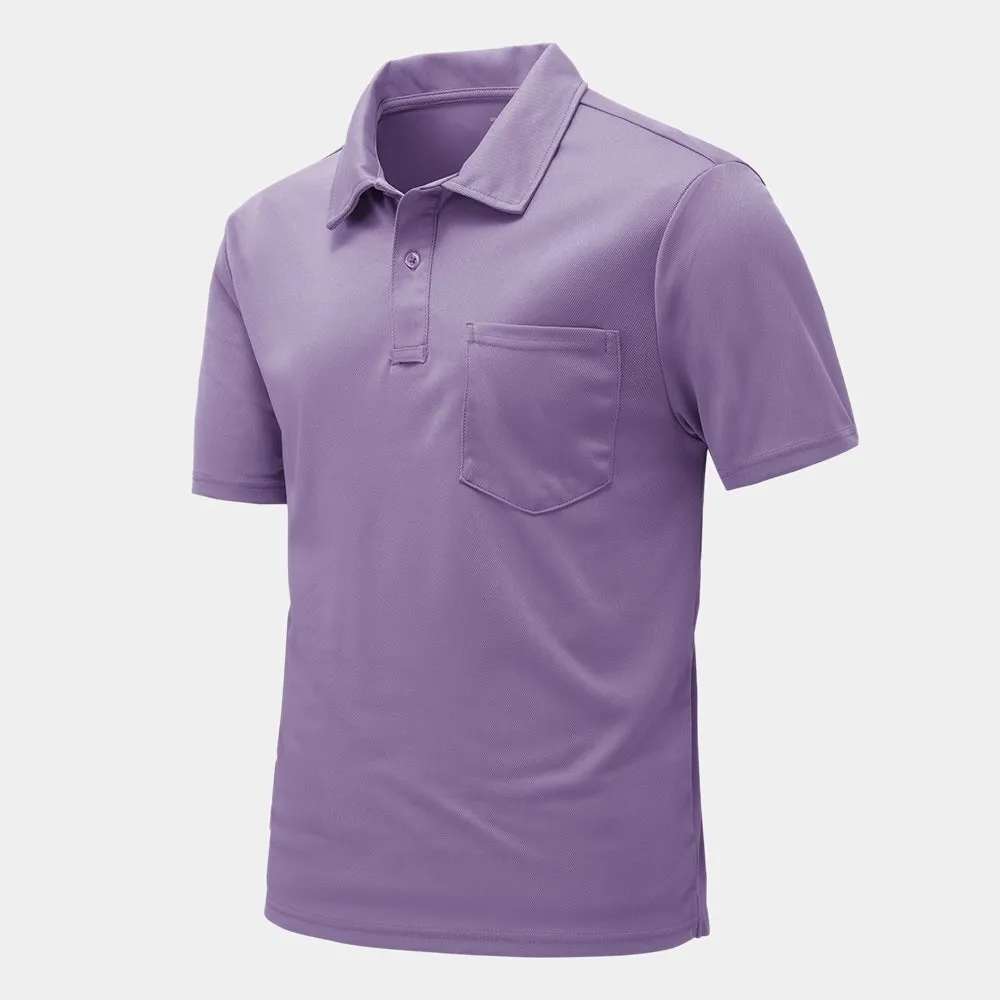 Men's Outdoor Sports Polo Short Sleeve Shirts