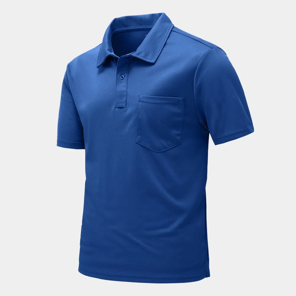 Men's Outdoor Sports Polo Short Sleeve Shirts