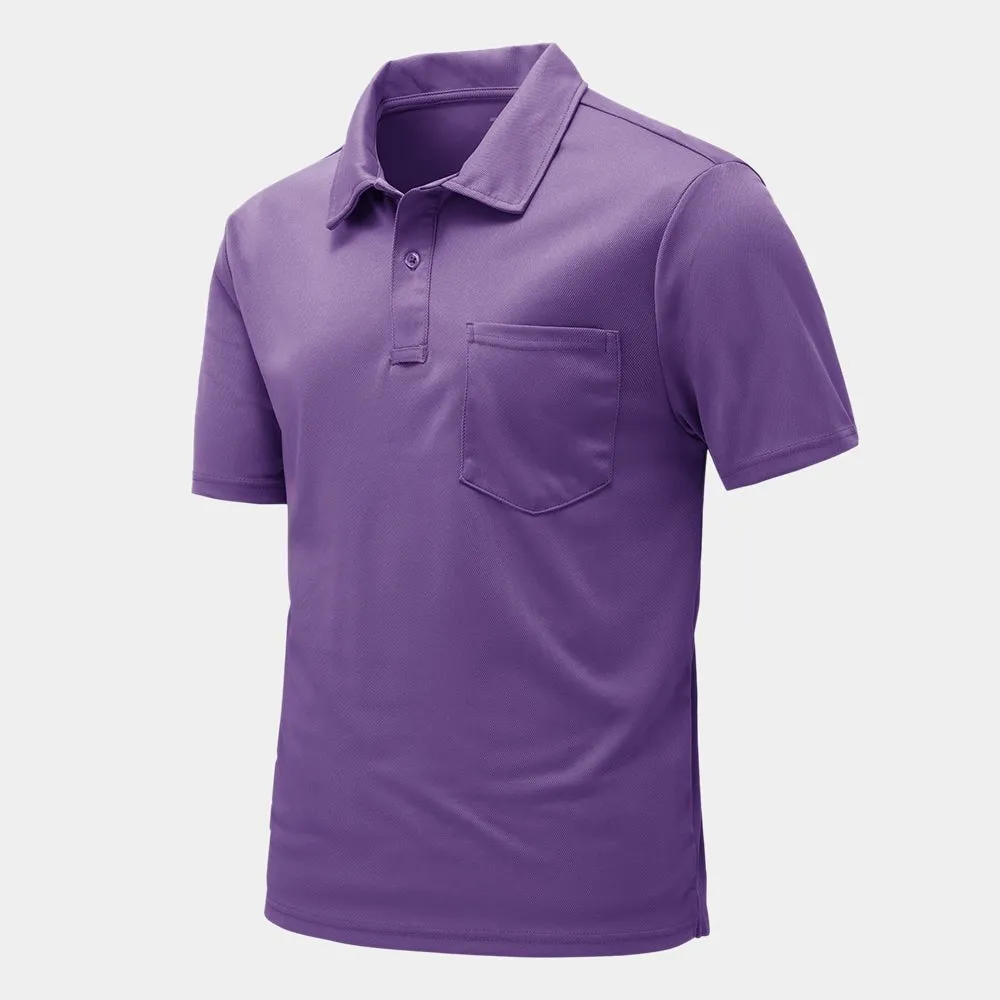 Men's Outdoor Sports Polo Short Sleeve Shirts