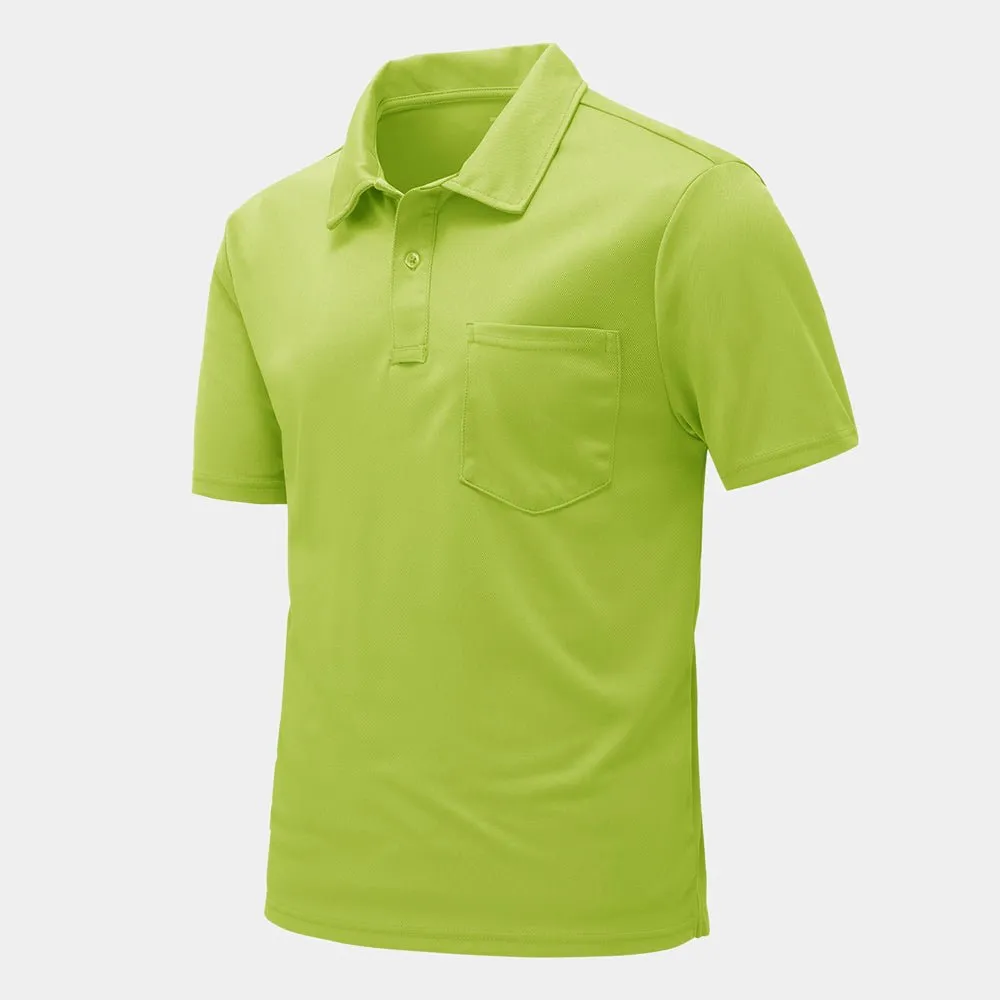 Men's Outdoor Sports Polo Short Sleeve Shirts