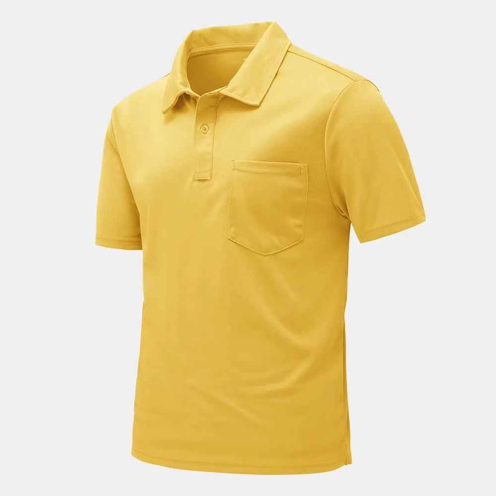 Men's Outdoor Sports Polo Short Sleeve Shirts