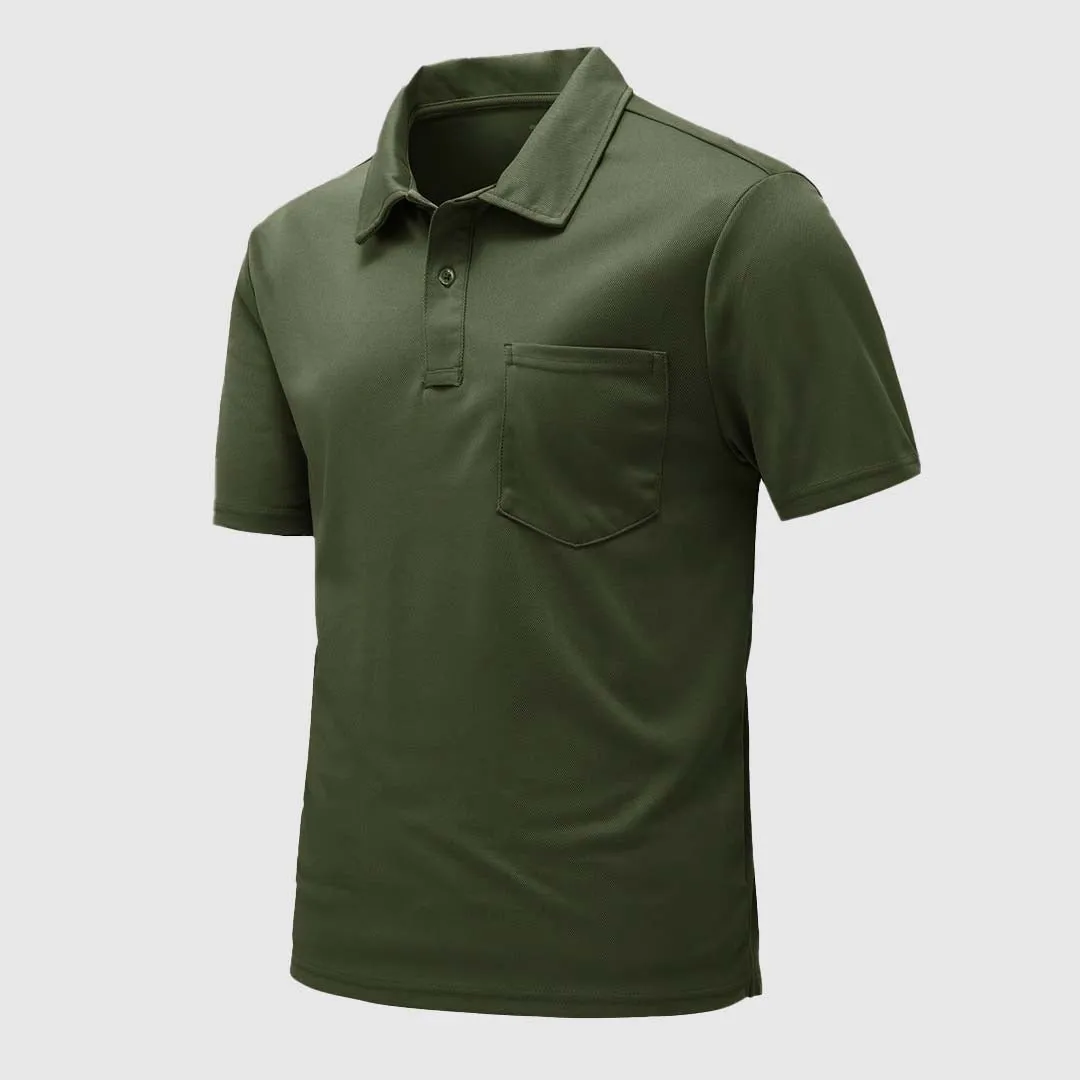 Men's Outdoor Sports Polo Short Sleeve Shirts