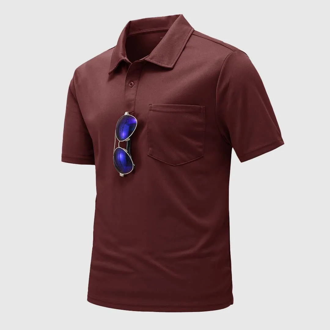 Men's Outdoor Sports Polo Short Sleeve Shirts