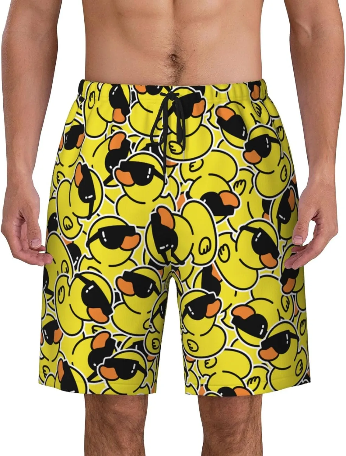 Mens Swim Trunks Quick Dry Swim Shorts with Mesh Lining Breathable Men's Beach Pants Swimwear Bathing Suits