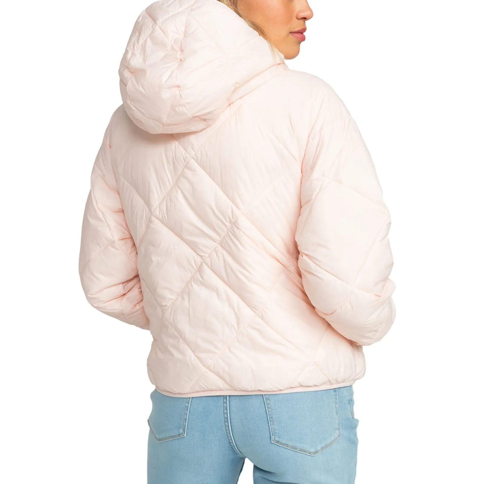 Roxy Womens Wind Swept Hooded Packable Padded Jacket