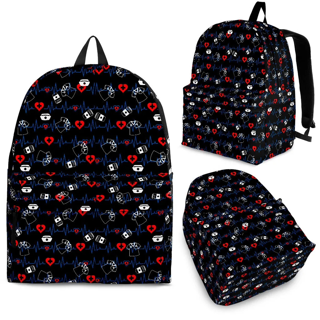 Scrubs & Coffee Nurse Life Backpack
