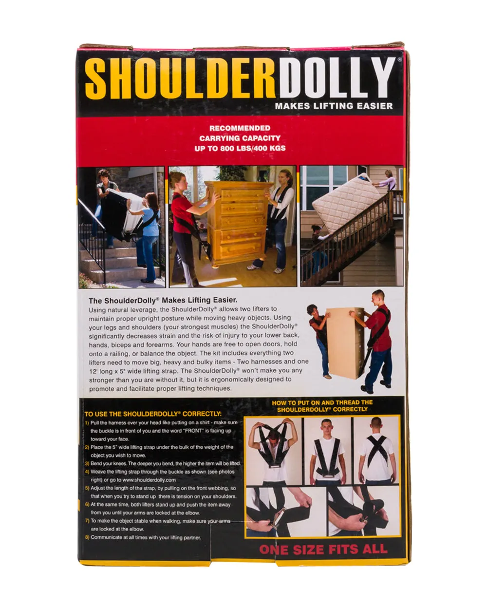 Shoulder Dolly Lifting Strap