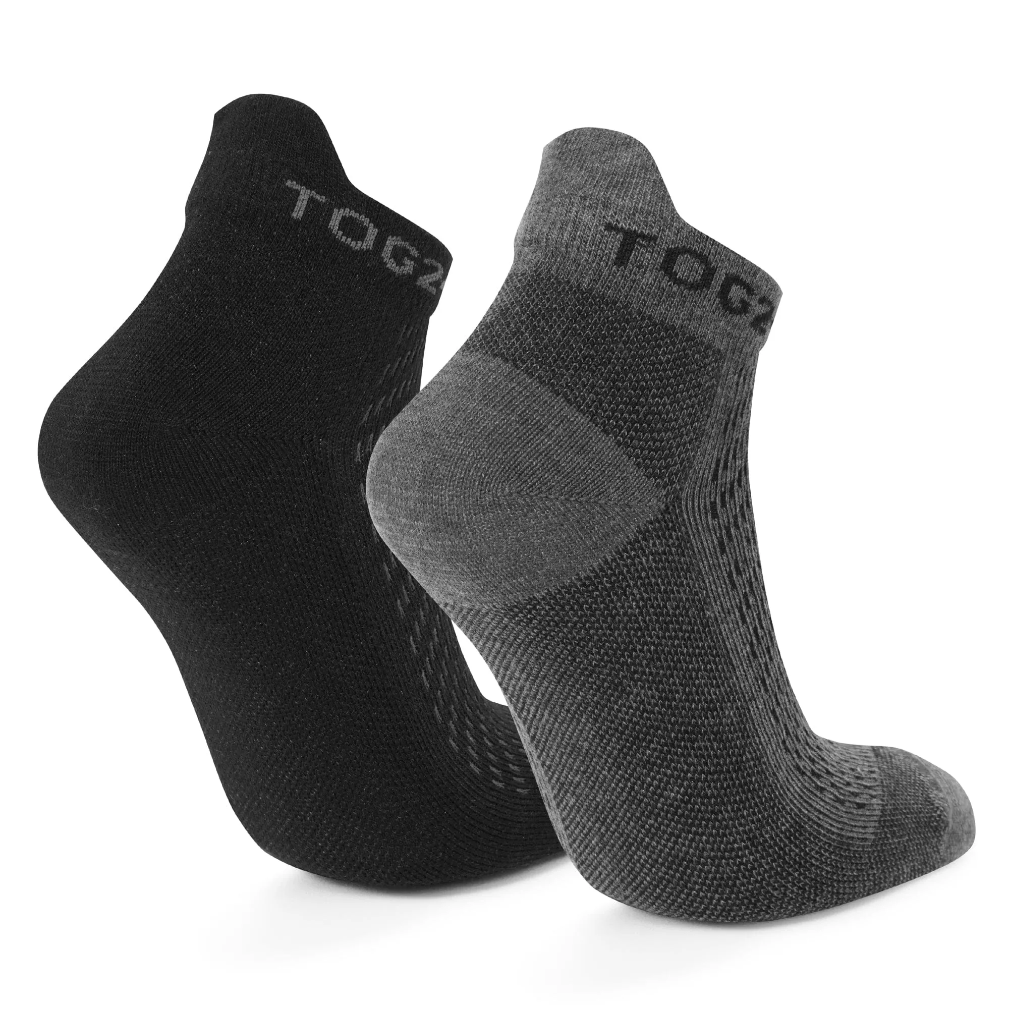 Steyr 2Pack Trek Socks - Black/Dark Grey Marl