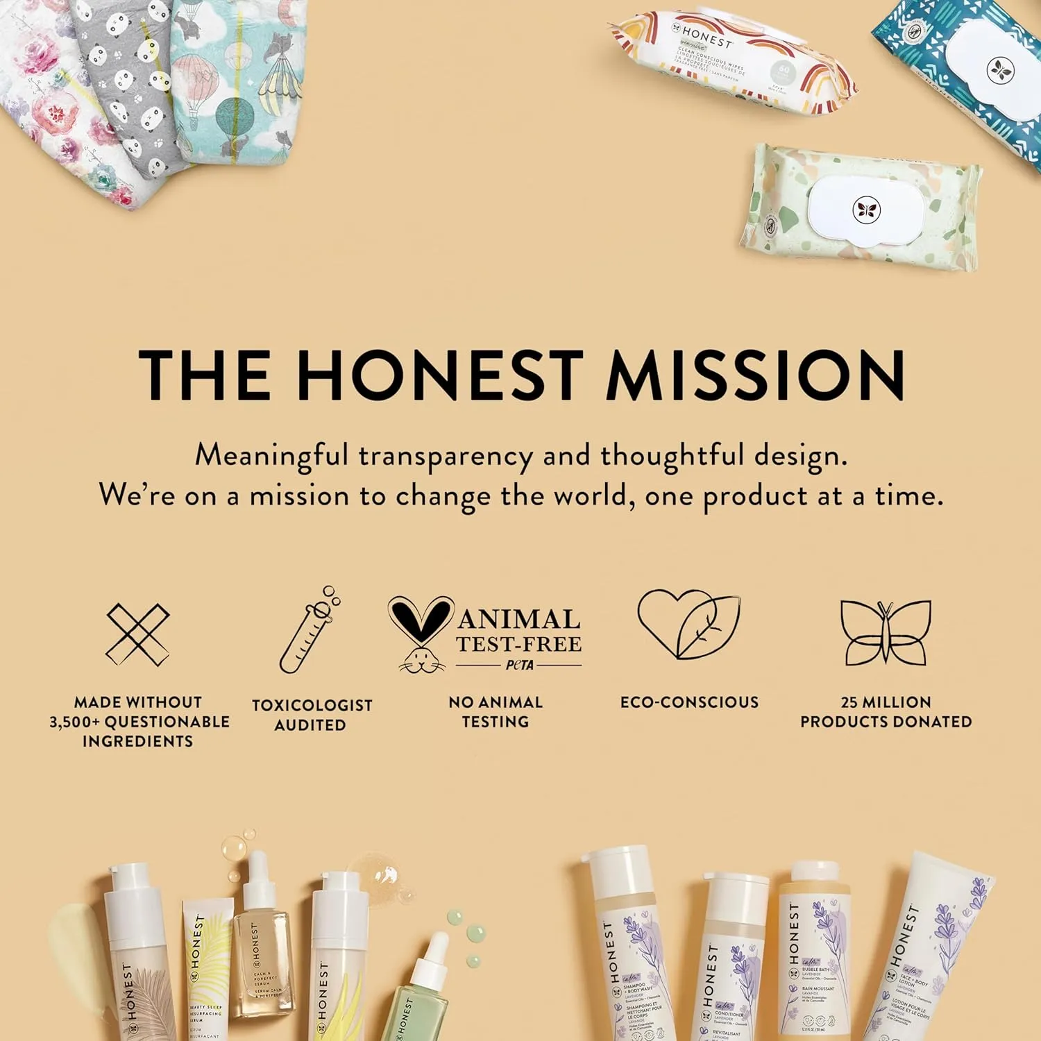 The Honest Company 2-in-1 Cleansing Shampoo   Body Wash for Sensitive Skin | Gentle for Baby | Naturally Derived, Tear-free, Hypoallergenic | Fragrance Free, 10 fl oz