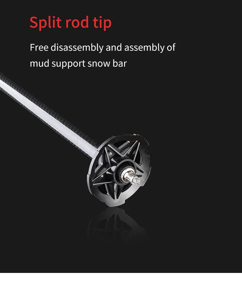 Ultralight 136g/4.7oz Carbon Fiber Folding Trekking Poles