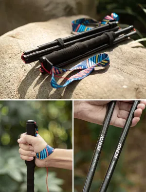 Ultralight 136g/4.7oz Carbon Fiber Folding Trekking Poles