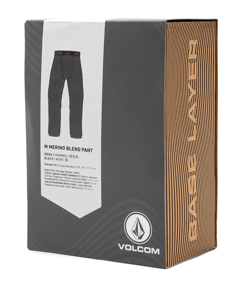 VOLCOM Merino Blend Base Layer Pant Black