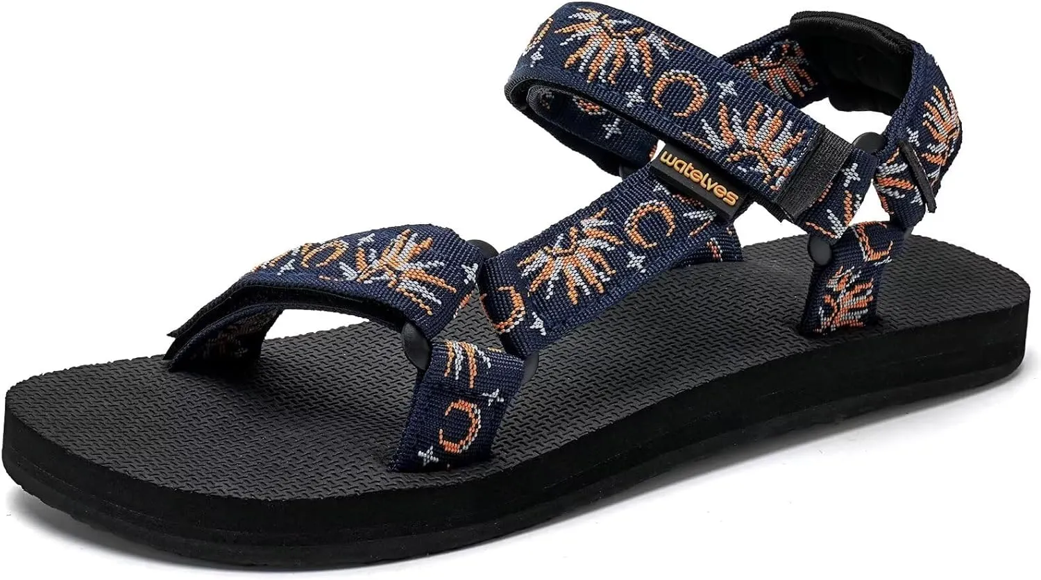 WateLves Womens-Sport-Sandals Outdoor Hiking Sandals with-Arch-Support Comfortable Webbing-Water-Athletic Beach-Sandals for Travel-Walking-Trekking-Camping
