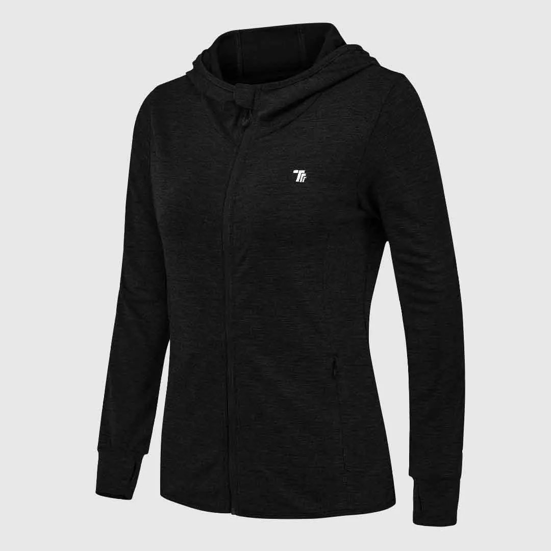 Women's UPF 50  Full Zip Long Sleeve Shirts