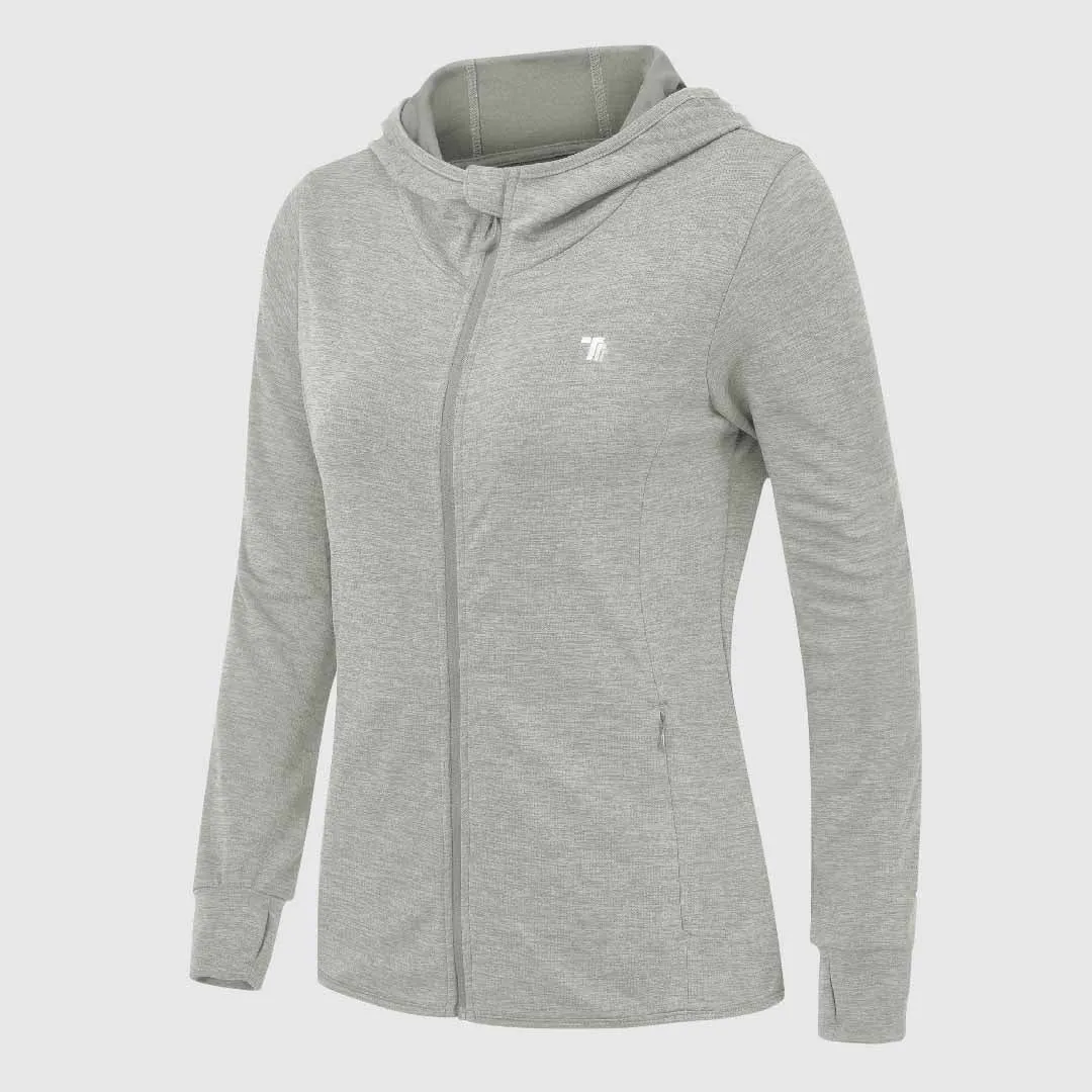 Women's UPF 50  Full Zip Long Sleeve Shirts