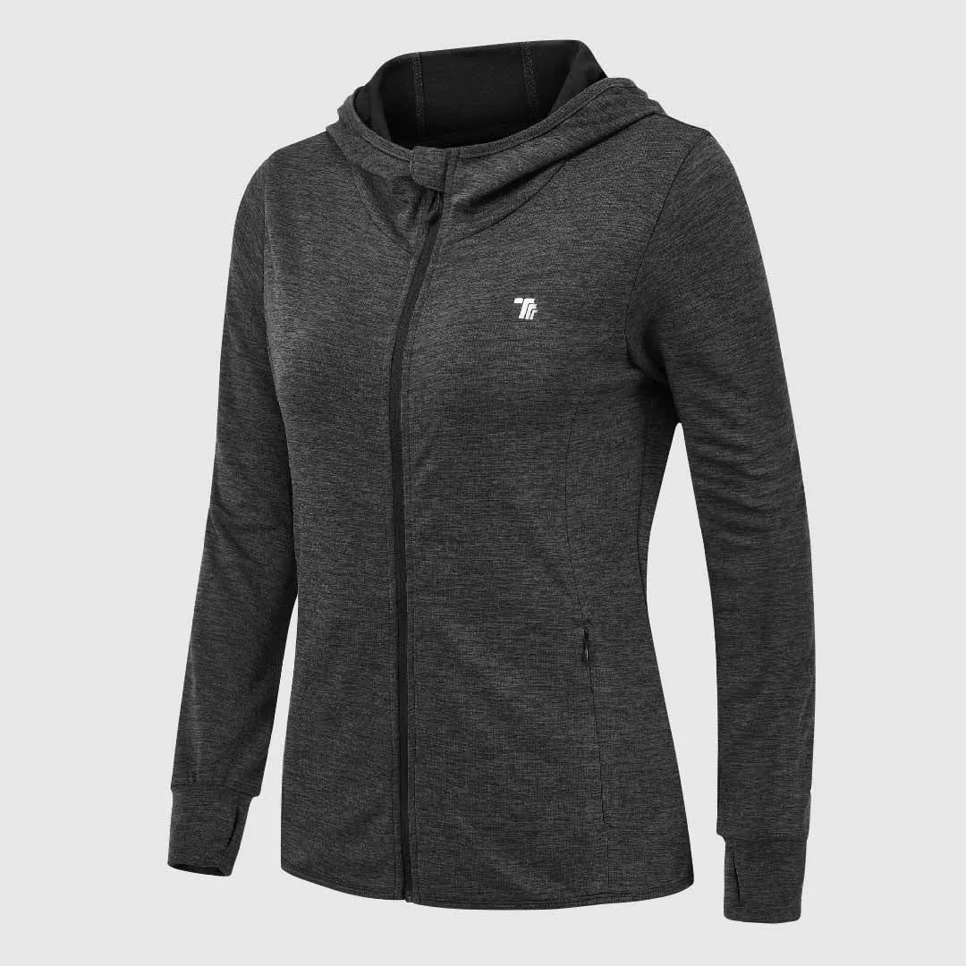 Women's UPF 50  Full Zip Long Sleeve Shirts
