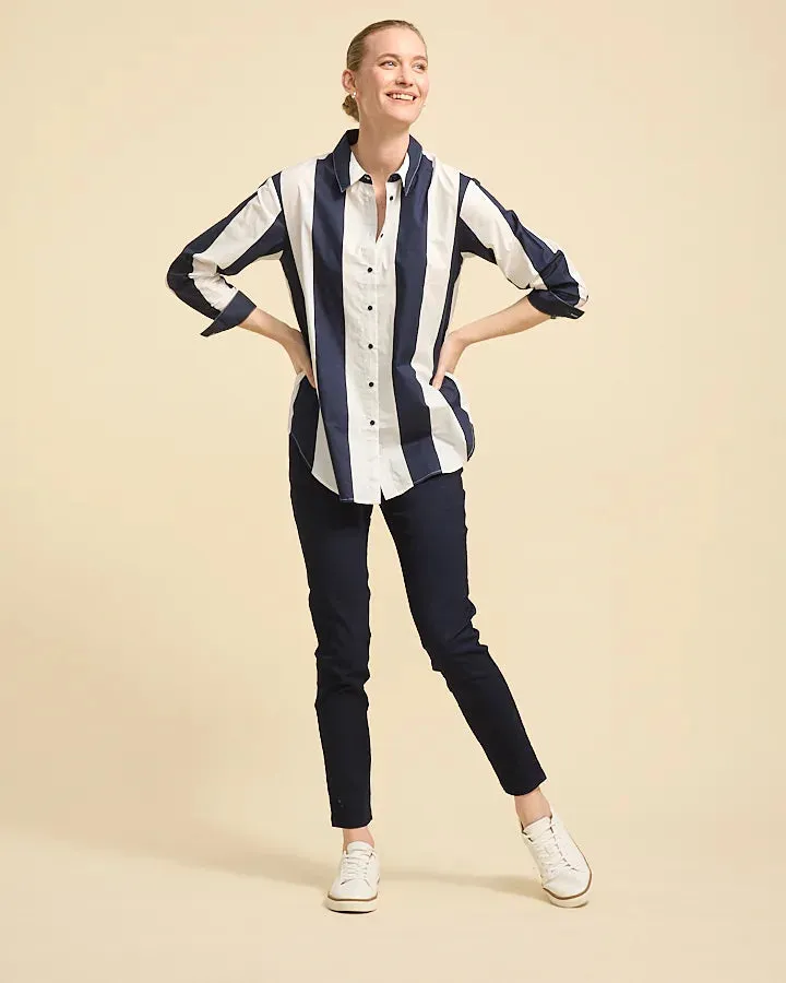 Yarra Trail - Cord Jegging Navy | YT24W8918